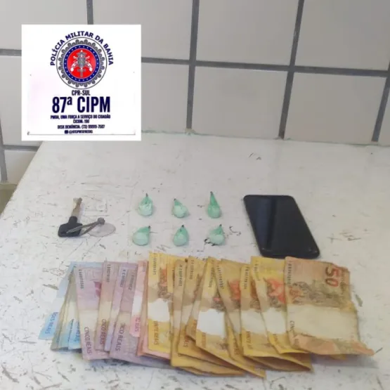 PM faz segunda apreensão de droga neste domingo (19) em Teixeira de Freitas