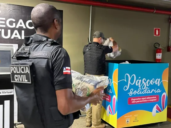 Polícia Civil amplia a campanha Páscoa Solidária para o interior da Bahia