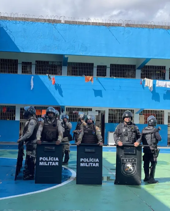 Celulares e drogas são apreendidos durante “Operação Revista” no Conjunto Penal de Teixeira de Freitas