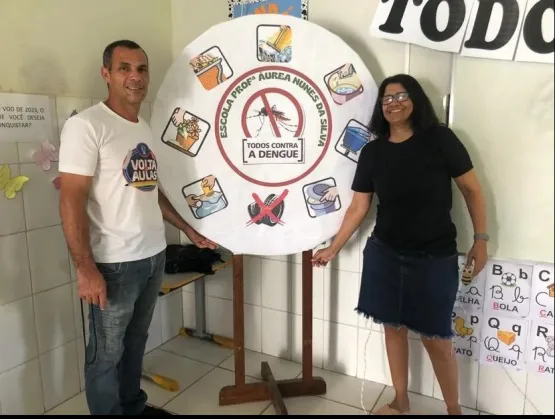 Prefeitura de Medeiros Neto inclui escolas da rede municipal na campanha de conscientização contra a dengue