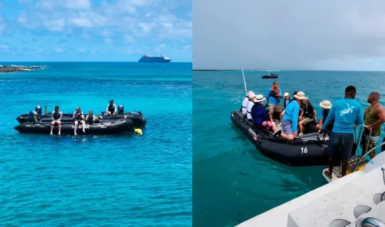 Gigante dos Mares - Transatlântico chega em Caravelas para visita ao Parque Nacional Marinho de Abrolhos