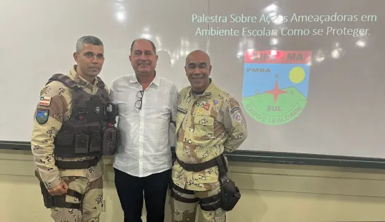 Comandante da CIPE/MA ministra palestra para educadores e funcionários do ambiente educacional em Itabatã