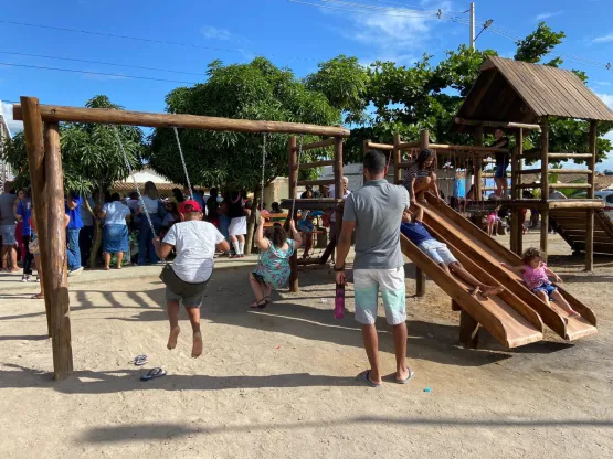 Prefeito Beto Pinto e governador Geraldo Jr. inauguram complexo esportivo da Areninha Society em Medeiros Neto