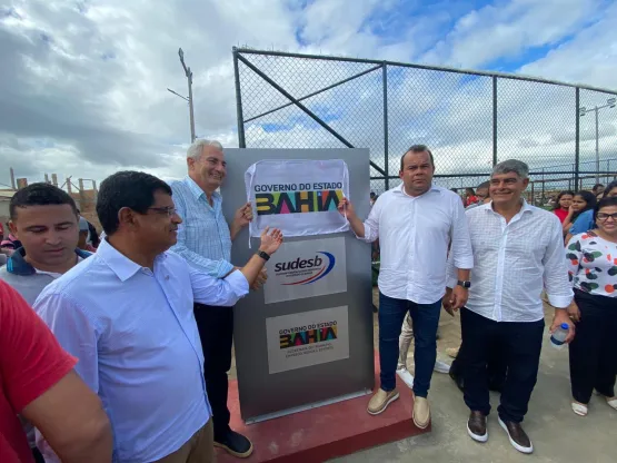 Prefeito Beto Pinto e governador Geraldo Jr. inauguram complexo esportivo da Areninha Society em Medeiros Neto