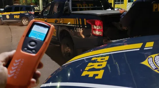 Após se envolver em acidente, motorista é preso pela PRF por embriaguez ao volante em Mucuri 