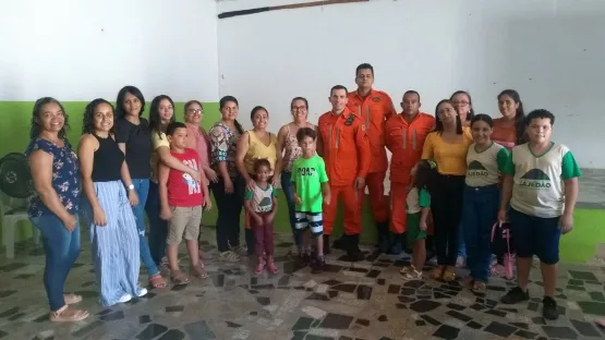 Lajedão - Servidores da educação participam de treinamento de primeiros socorros ministrado por Bombeiros de Teixeira de Freitas