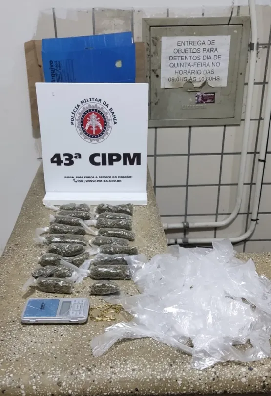 Homem é preso com drogas em Itamaraju