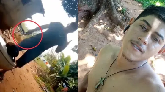 VÍDEO:  Jovem filma momento em que é assassinado pelo padrasto 