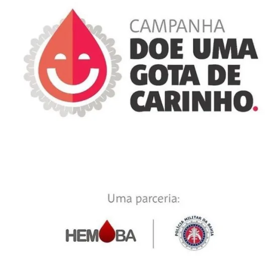 Polícia Militar da Bahia e Hemoba promovem campanha para doação de sangue