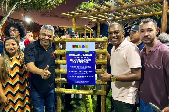 Prefeito Gilvan produções inaugura novo cartão postal de Cumuruxatiba