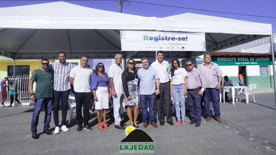 Lajedão participa da Campanha “Registre–se”