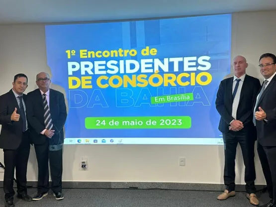 Prefeito Silvio Ramalho participa deo Encontro de Consórcios da Bahia em Brasília
