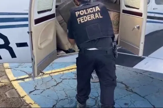 PF apreende avião da Igreja Quadrangular com 290kg de maconha