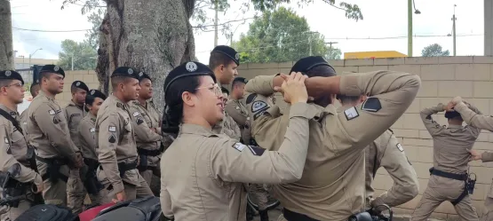 Novos policiais da 87ª CIPM passam por instrução de nivelamento até sábado