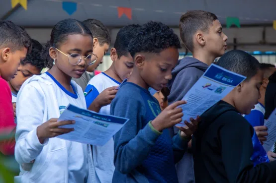 Edição do Prefeito na Escola ocorre na Escola Municipal São Lourenço em Teixeira de Freitas