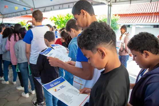 Edição do Prefeito na Escola ocorre na Escola Municipal São Lourenço em Teixeira de Freitas