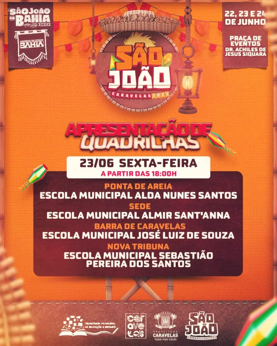 Caravelas se prepara para um São João quente e caloroso: A semana do arrasta-pé JÁ CHEGOU!!