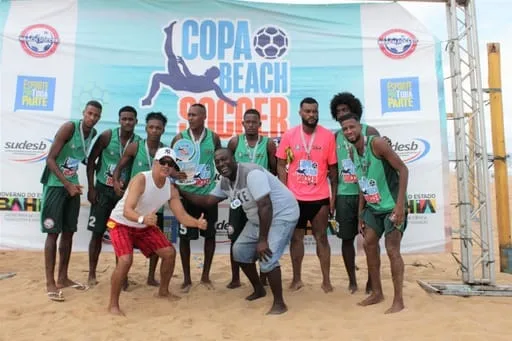 A Copa de Beach Soccer na praia da Armação apresentou um ÓTIMO nível técnico!