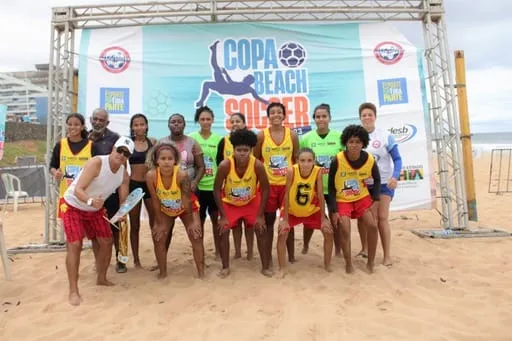 A Copa de Beach Soccer na praia da Armação apresentou um ÓTIMO nível técnico!