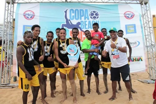 A Copa de Beach Soccer na praia da Armação apresentou um ÓTIMO nível técnico!