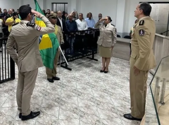 Em Alcobaça Prefeito Zico de Baiato prestigia solenidade para troca de comando da 88ª CIPM