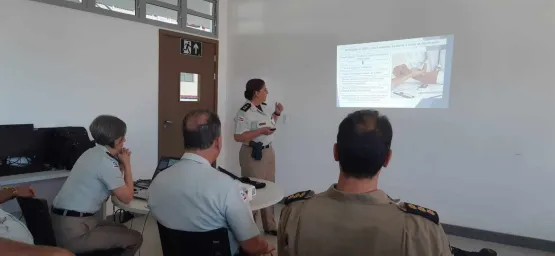 Comandantes da PM da área de atuação do CPR-ES recebem instrução do Departamento de Saúde da Polícia Militar