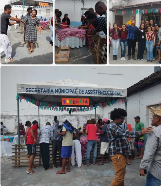 Secretaria de Assistência Social de Teixeira celebra o mês de junho com festas juninas temáticas no CRAS e no CENTRO POP
