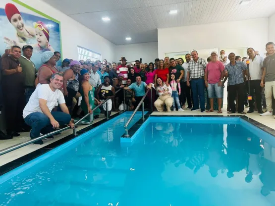 Após reforma, piscina de hidroterapia de Lajedão volta a funcionar