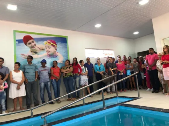 Após reforma, piscina de hidroterapia de Lajedão volta a funcionar