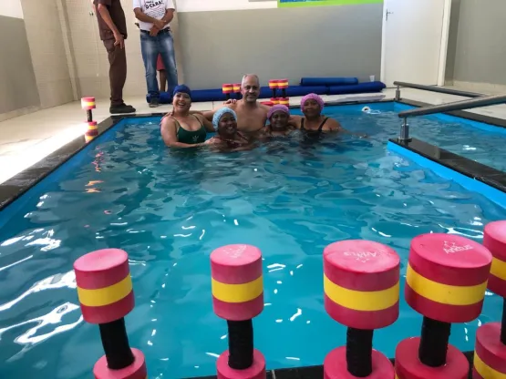 Após reforma, piscina de hidroterapia de Lajedão volta a funcionar