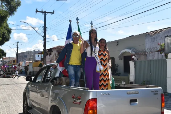 Miss Bahia, Nicolly Borges é recebida com carreata na cidade do Prado 