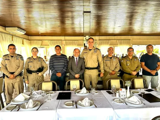 Comandante do CPR-ES e novo coordenador da 8ª Coorpin se encontram em almoço de boas-vindas e reforçam atuação conjunta no combate à criminalidade