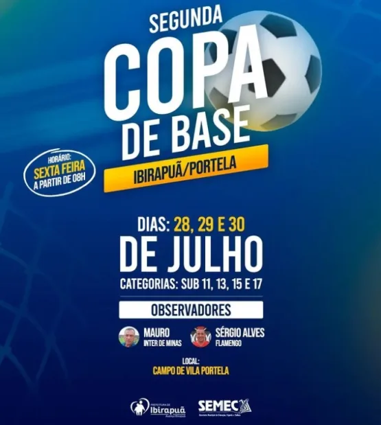 Segunda Copa de Base Ibirapuã/Portela promete revelar novos talentos do futebol