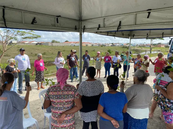Prefeitura realiza plantio de mudas nativas em zona urbana de Teixeira de Freitas