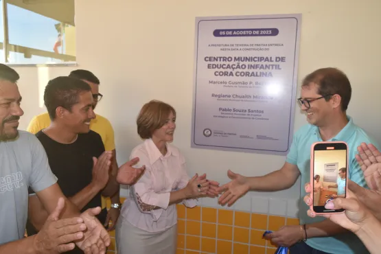 Prefeito Dr. Marcelo Belitardo inaugura o  CMEI Cora Coralina: Um Espaço Moderno e Acolhedor para o Desenvolvimento das Crianças