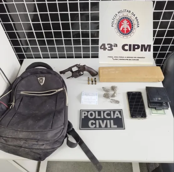 Dougla morre em confronto com a polícia de Itamaraju. Arma de fogo e droga foram apreendias 