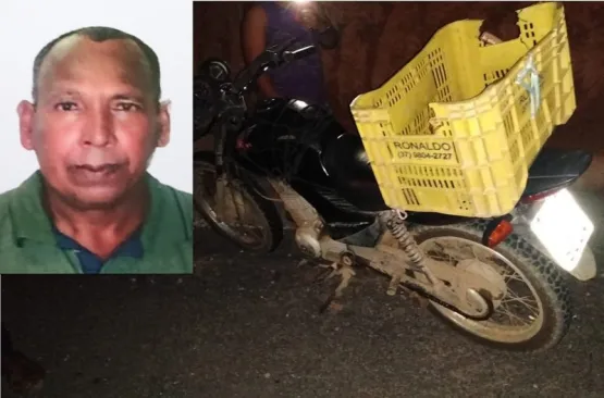 Motociclista morre após colidir com animal solto na BA 284 que liga Itamaraju à Jucuruçu