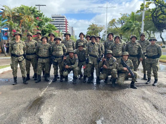 Policiais militares da CIPPA/PS participam do desfile de 07 de Setembro em Ilhéus 