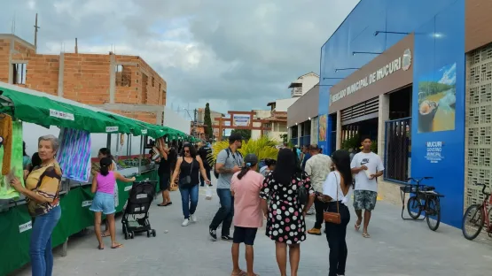 Prefeito de Mucuri, Robertinho (UB), inaugura o novo mercado municipal