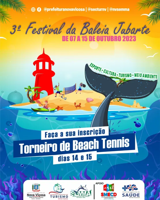 Nova Viçosa: Cidade se prepara para receber 3º Encontro de Caiaqueiros e 3º Torneio de Beach Tennis
