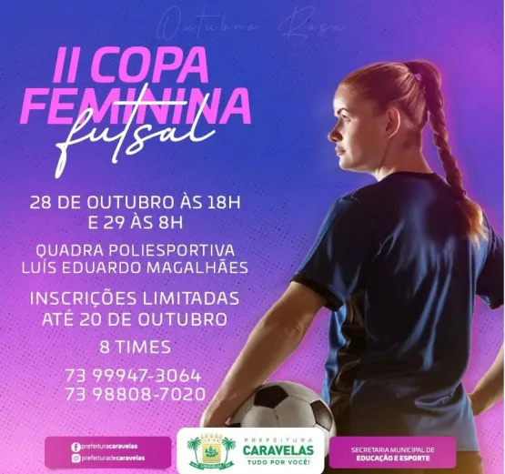 2ª Copa Feminina de Futsal: Unindo Esporte e Conscientização no Outubro Rosa