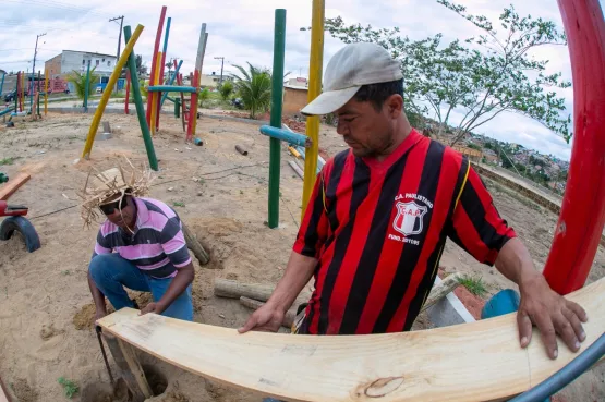 Parque Municipal da Biquinha - Construção segue a todo vapor