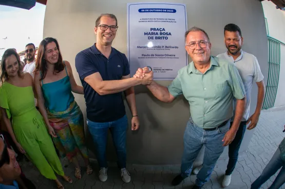 Prefeito Dr.  Marcelo Belitardo inaugura a Praça Maria Rosa de Brito, no Ulisses Guimarães