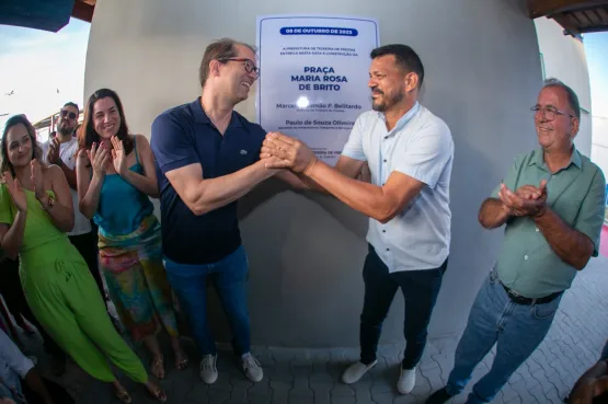 Prefeito Dr.  Marcelo Belitardo inaugura a Praça Maria Rosa de Brito, no Ulisses Guimarães