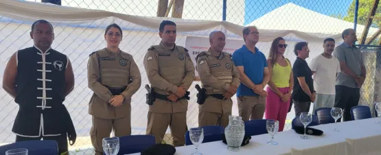 CPR-ES dá início ao Projeto Kung Fu na Escola no distrito de Santo Antônio, em Teixeira de Freitas