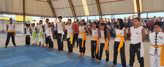 CPR-ES dá início ao Projeto Kung Fu na Escola no distrito de Santo Antônio, em Teixeira de Freitas