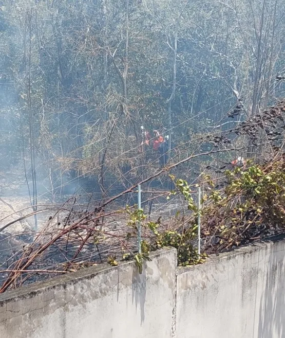 Prefeitura de Teixeira de Freitas e Grupamento de Bombeiros Militar atuam para combater focos de incêndio em  diversas  áreas do município  