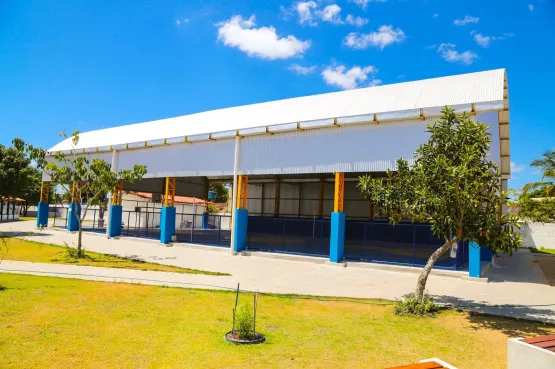 Prefeito Dr. Marcelo Belitardo inaugura Quadra Poliesportiva na Escola Municipal Solidariedade