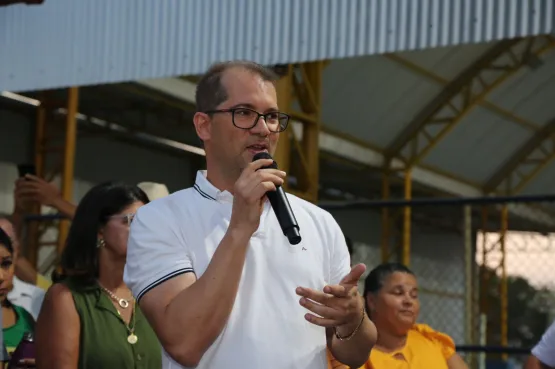 Prefeito Dr. Marcelo Belitardo inaugura Quadra Poliesportiva na Escola Municipal Solidariedade