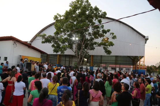 Prefeito Dr. Marcelo Belitardo inaugura Quadra Poliesportiva na Escola Municipal Solidariedade